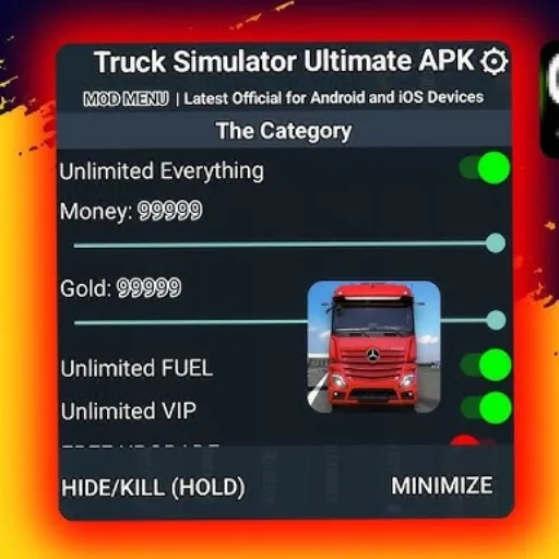 truck simulator ultimate mode menu